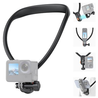 Support de cou VRIG pour accessoires pour aspiration magnétique Pêche Verrouillage de cou Pour Compatible avec osmo action 5 osmo pocket AKASO Brave hero