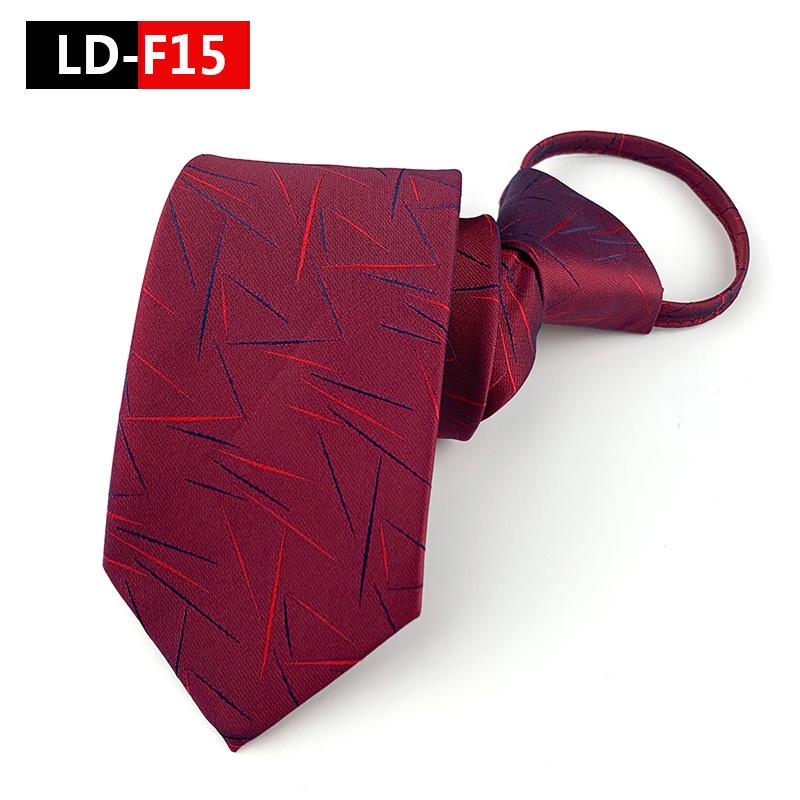 

Zipper Style Knot-Free Men s Business Casual Tie