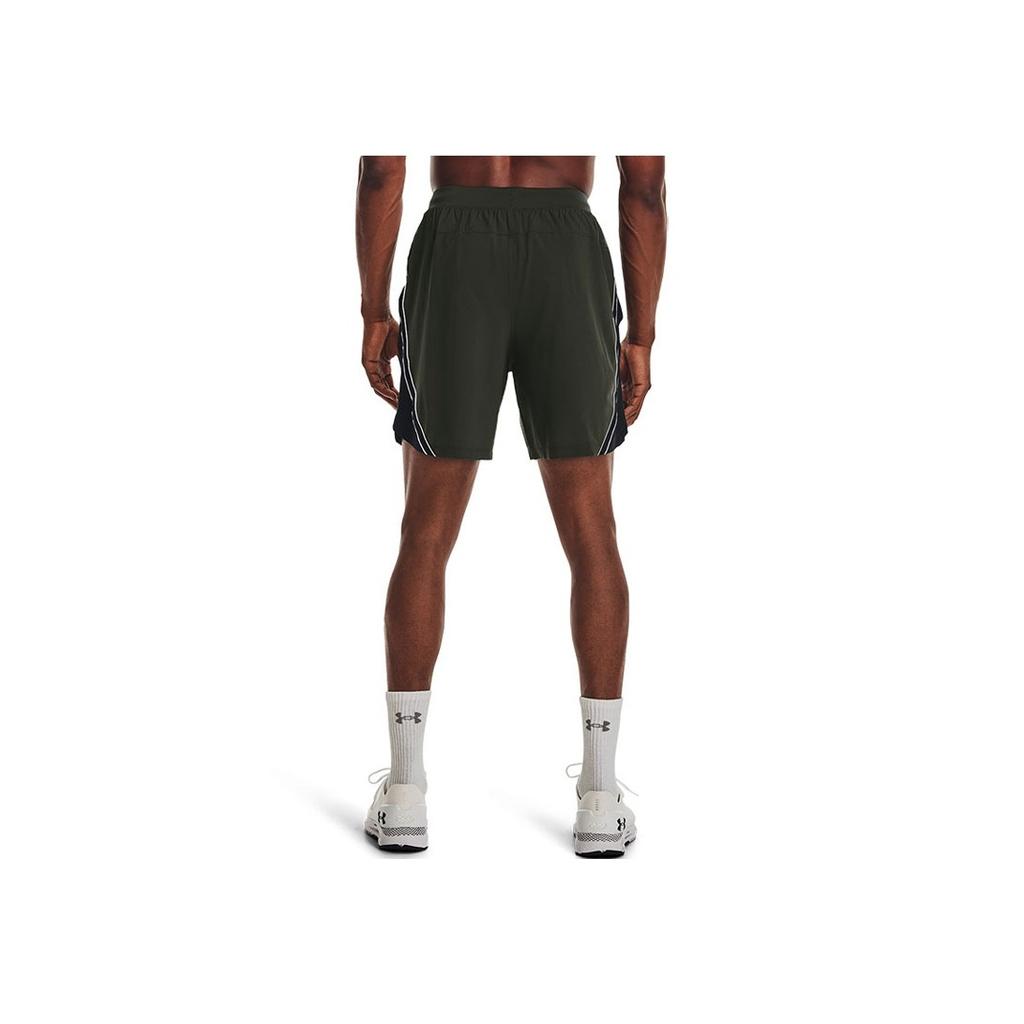 Under Armour Solid Color Breathable Casual Fitted Shorts Men Shorts Baroque-Green 1365701-310