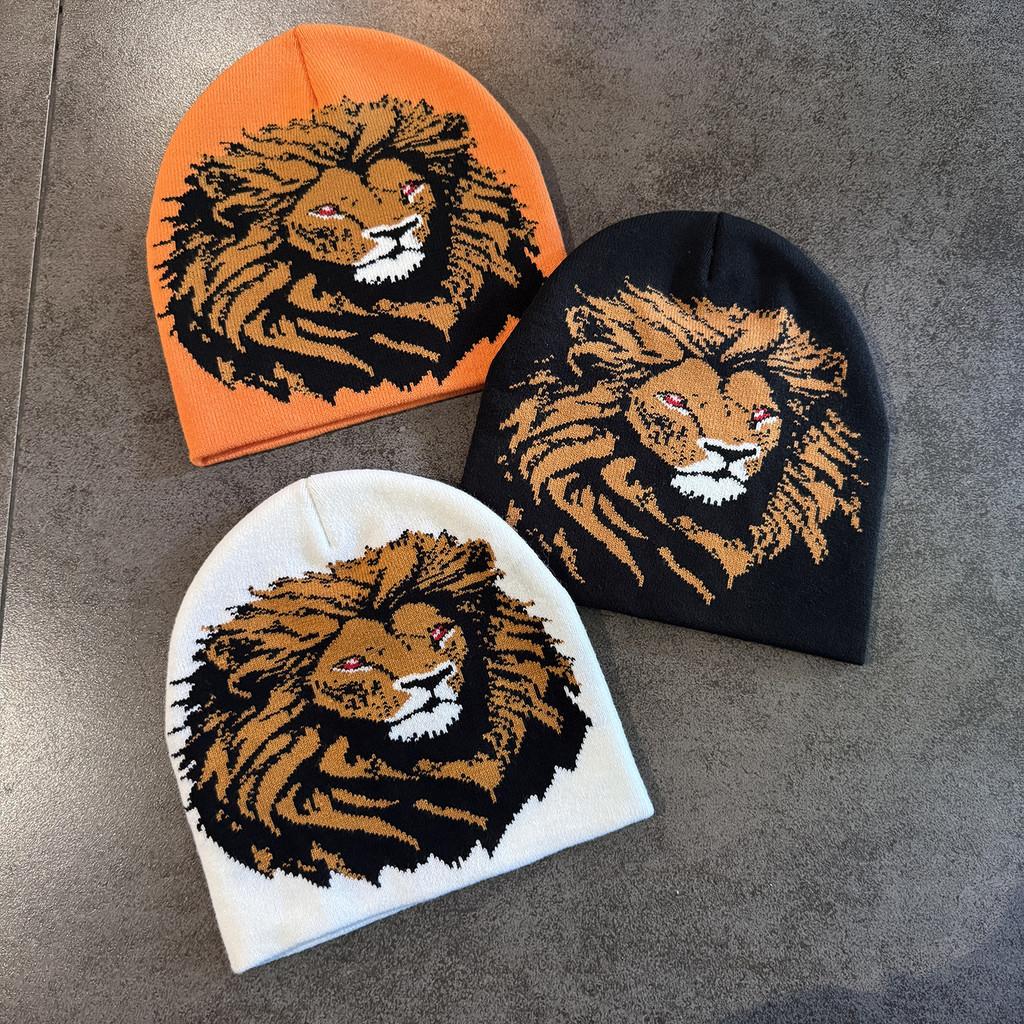 Lion Woolen Hat For Men And Women Fashionable Cold Weather Gear