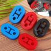 Lifting Towing Wheel Muffler Support Shock Absorber Automobile Universal Two Holes Exhaust Pipe Hanger Cushion Rubber Parts
