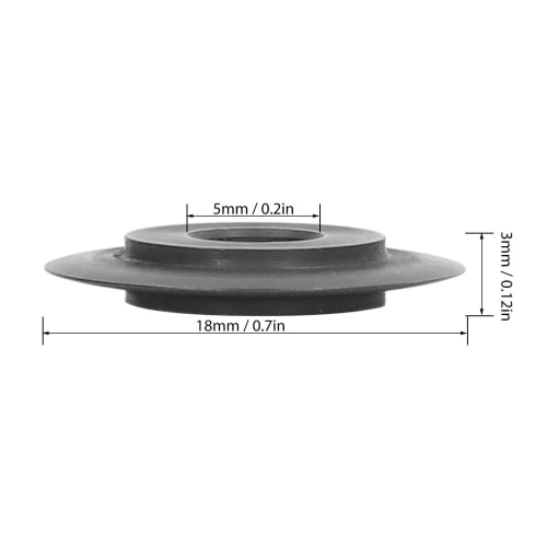 Hilitand Pipe Cutter Replacement Blades, Spare Blades for Copper and Thin-Walled Stainless Steel Pipes, Manganese Steel, 18mm Outer Diameter X 5mm Inn