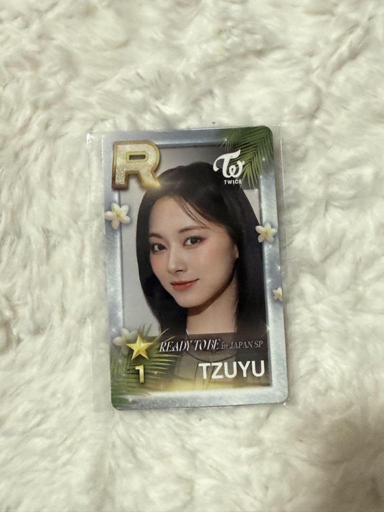 [USED] TWICE READY TO BE SPECIAL Ssjyp Tzuyu Trading Card