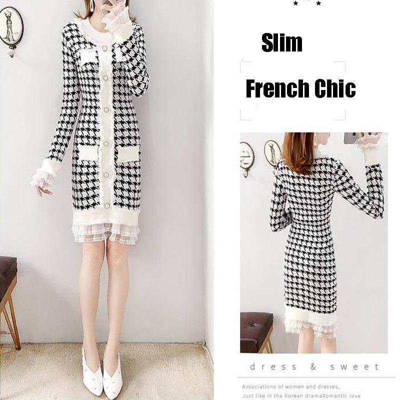 just the sweetest white sweater dress