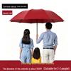 12-Rib Folding Umbrella for Sun and Rain Protection