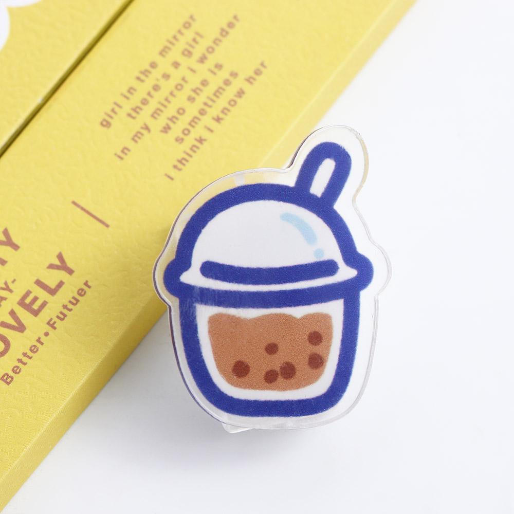 Small Clips Binder Clip School Stationery Letter Clip Cartoon Paper Clip Binder Clips Snacks Sealing Clip Transparent Clip