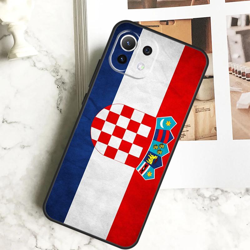 Etui z flagą Chorwacji do POCO X6 M6 Pro X5 X3 M5s F3 F5 Xiaomi 14 Ultra 12 13 Lite 11T 12T 13T Pro Pokrowiec