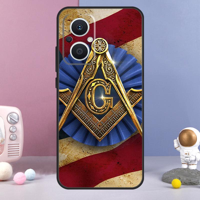 Freemasonry Logo Symbol Funda For OPPO Reno 8 Lite 11F 12F 13F 14F 10 11 12 13 14 Pro OPPO Find X9 X5 X6 X8 Pro Case