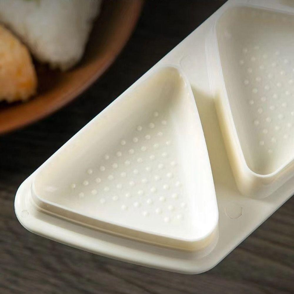 Non-stick 6 Cavity Triangle Sushi Mold BPA Free Rice Ball Mould Lunch Box Onigiri Mold  DIY