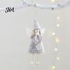 Soft Texture Home Decor Christmas Angel Doll Decoration, Plush Fairy Girl Pendant, Tree Hanging Decorative Garlands for Windows Ornament Winter