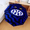 1PC Mi-lan FC Emblem Printed Umbrella Folding Umbrella, Automatic Umbrella 8-Frame for Travel, Camping Fan Gifts Christmas Gifts