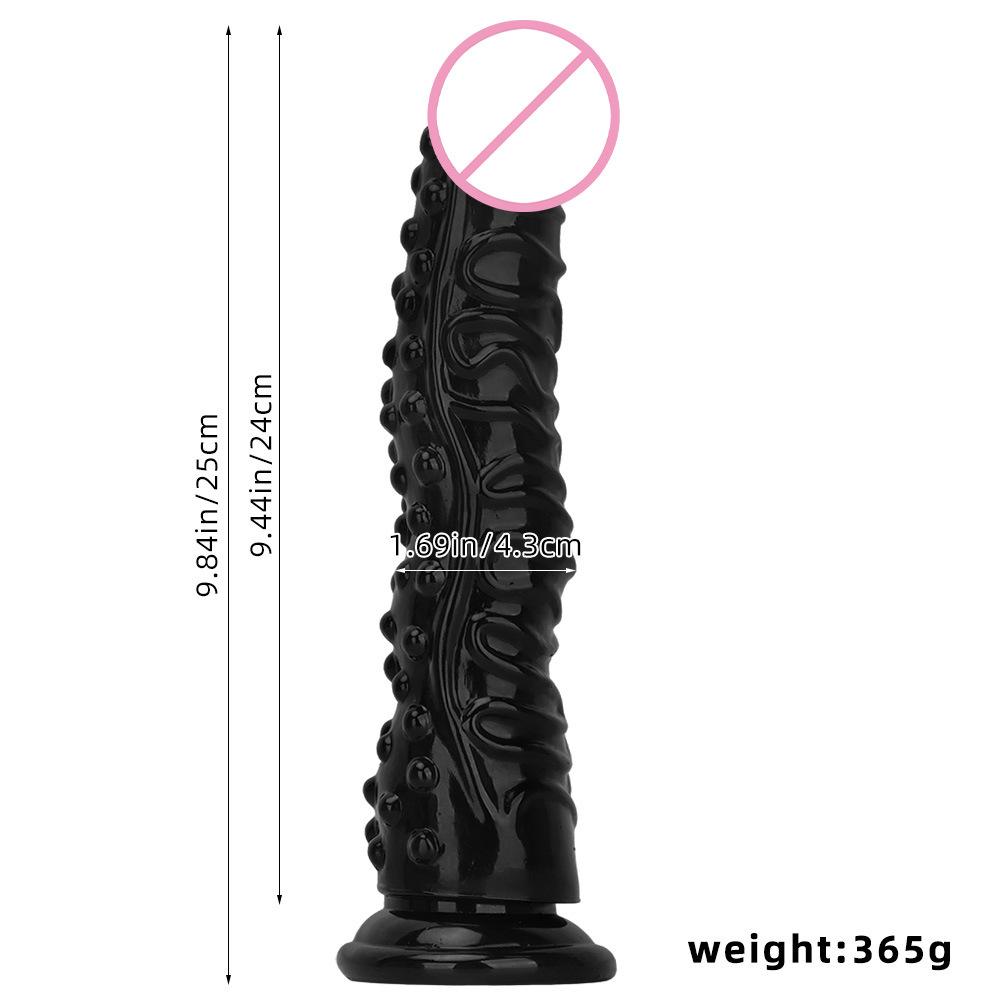 Extra Large Thick and Long Black Giant Simulation Dildo Stallio Anti Anal Blockage Fist Sex