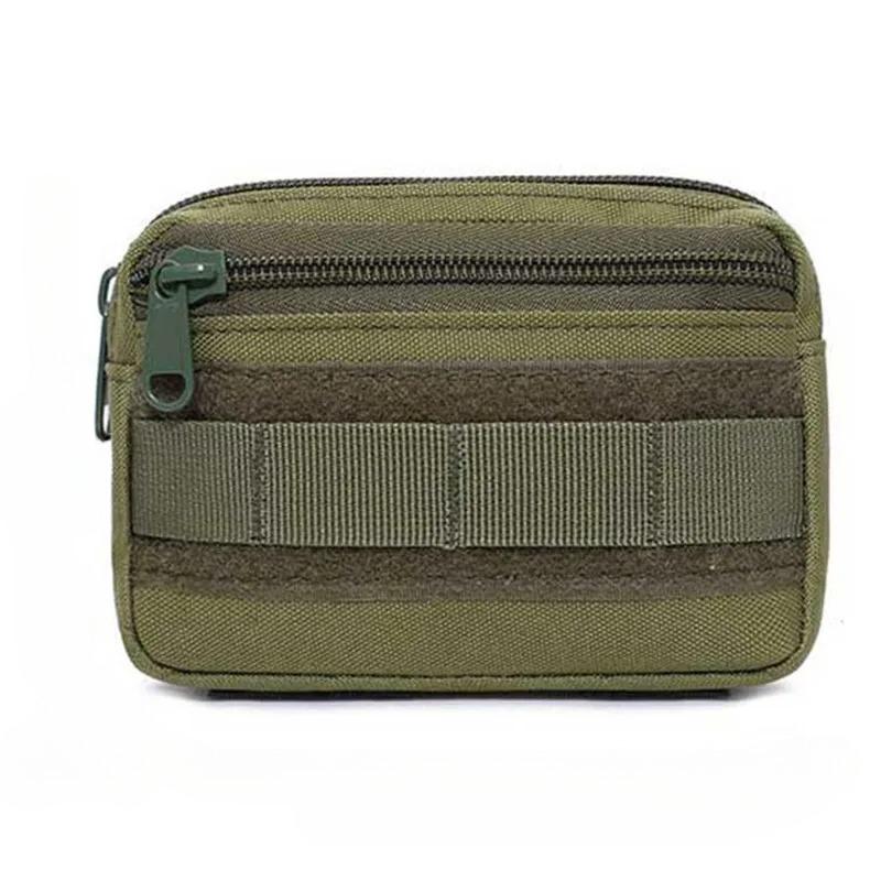 1Pc Double Layer EDC Pack Men Tactical Molle Waist Belt Oxford Hip Pouch Fanny Pack Camping Hunting Accessories Utility Bag