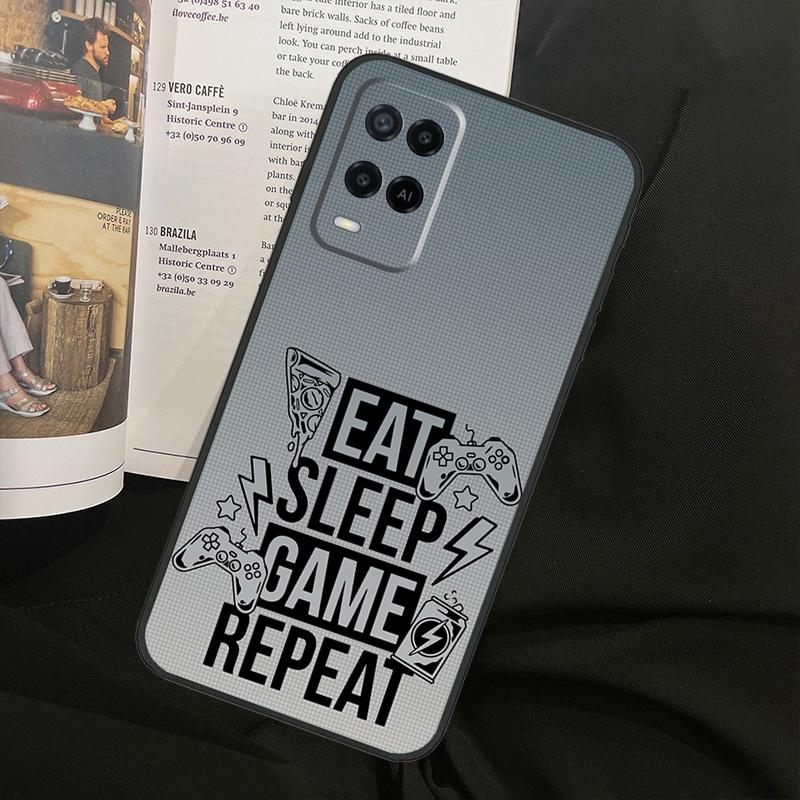 Game Repeat For Oppo A58 A18 A38 A78 A98 A17 A77 A80 A40 A60 A16 A76 A96 A74 A94 A54 A15 A57S Phone Case