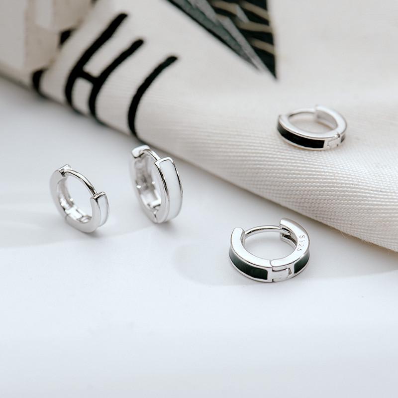 

Women s Round Stud Earrings - Trendy Circle Ear Cuffs, Sleep-in Style, Korean Fashion