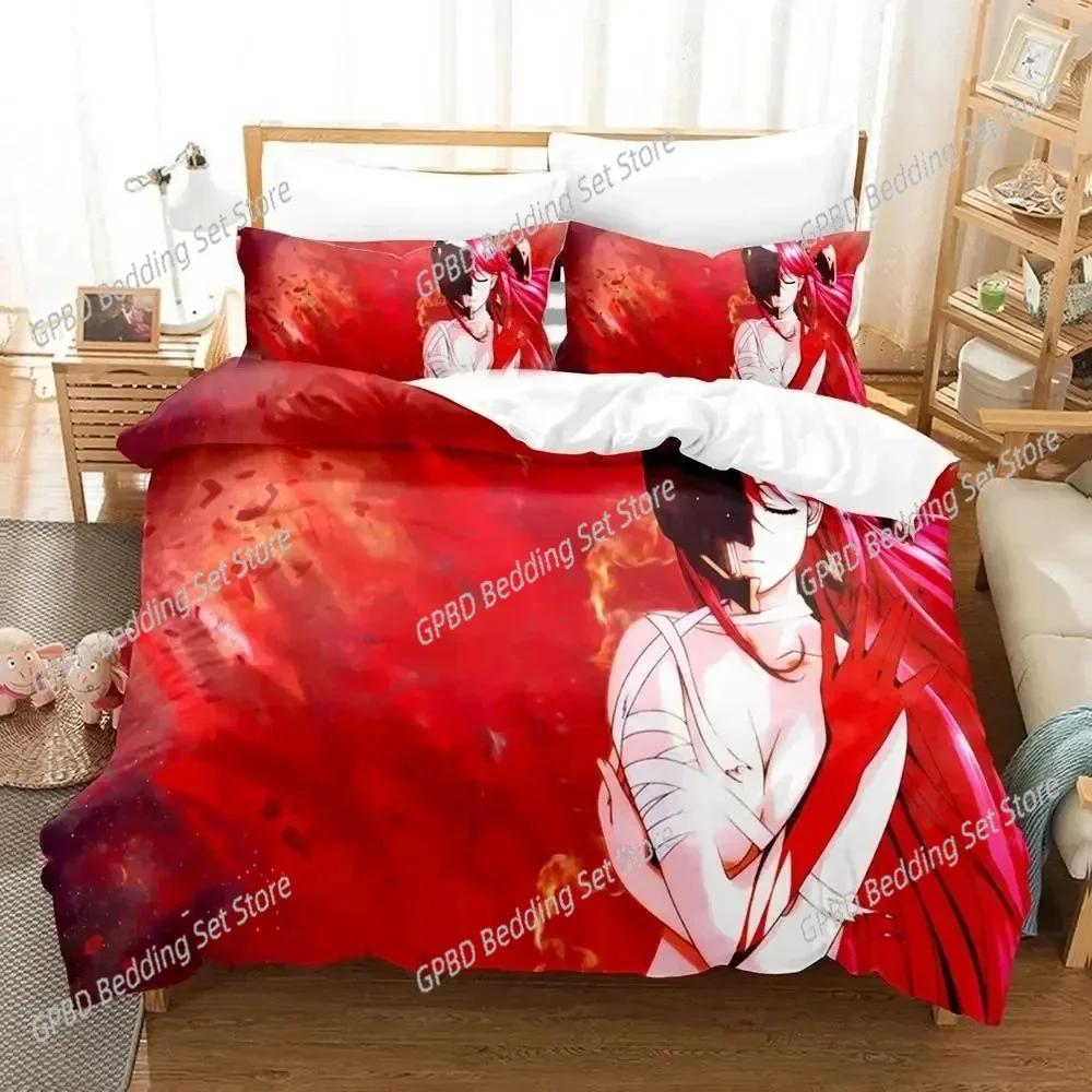Comforter Anime Elfen Lied Bedding Set For Bedroom Soft Modern S Comefortable Kids And