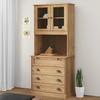 Vidaxl Kredens Vigo, 80X40X176 Cm, Lite Drewno Sosnowe
