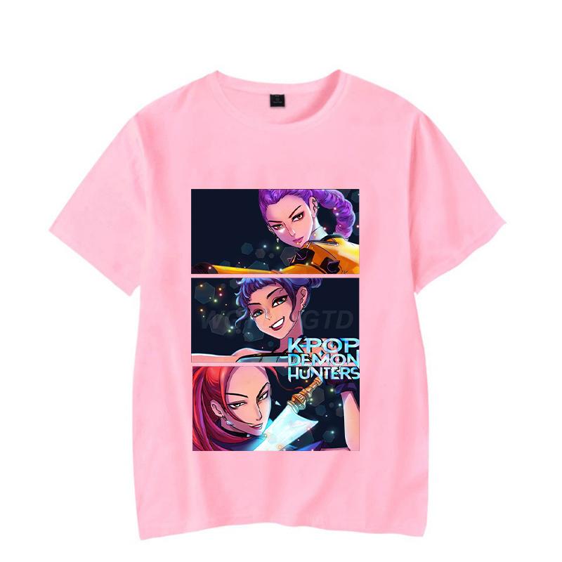 Anime Mode KPop Dämonenjäger Sommer Tops Rumi T-Shirt für Männer Frauen Perfektes Geschenk für Fans Neue koreanische Ulzzang T-Shirts