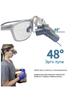 Binocular magnifying glass with 6-fold magnification, suitable for fine work, adjustable interpupillary distance.