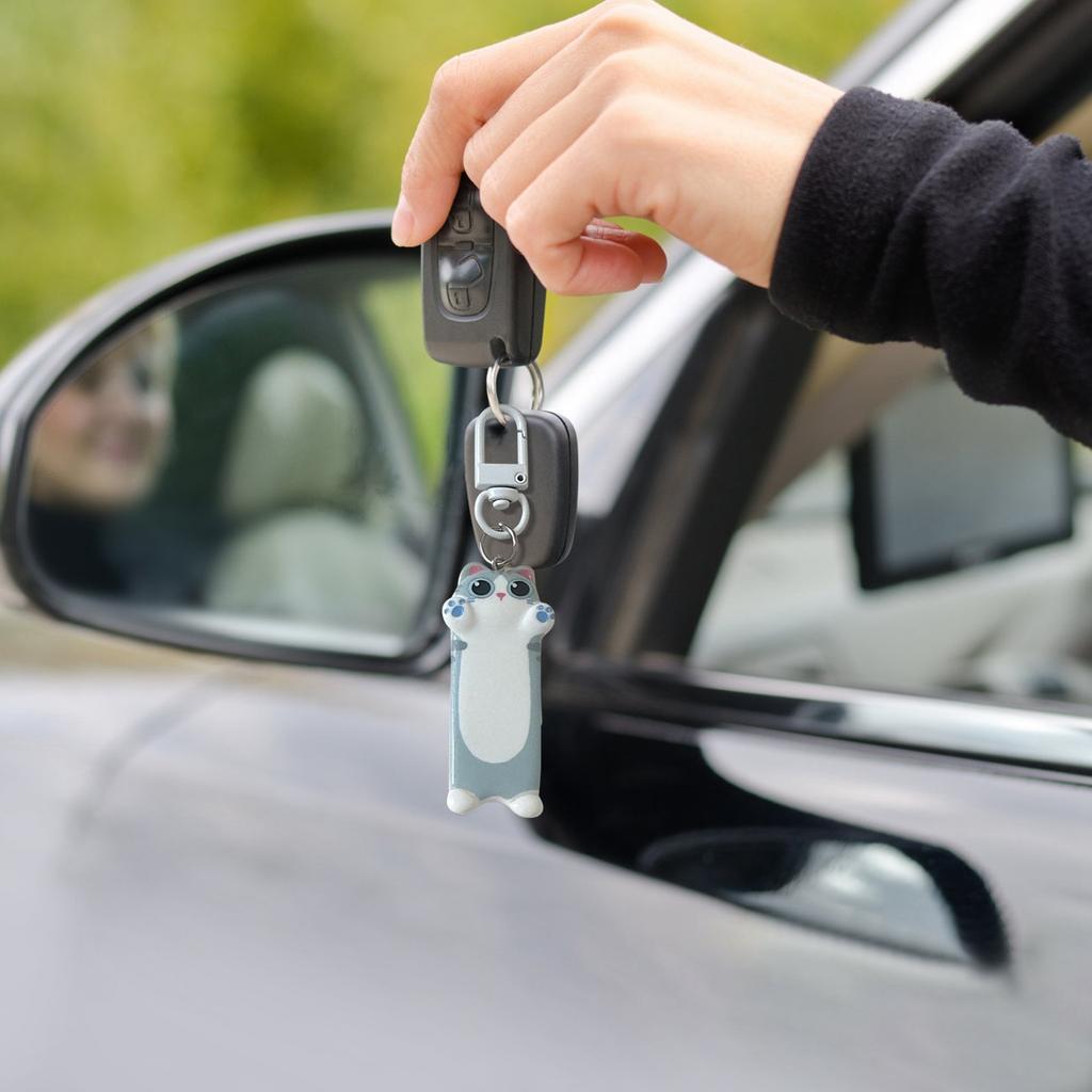 Long Keychain Cute Cartoon Animal Pendant