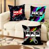 Cool H_Hks Custom Cushion Cover Silky Short Plush Double-Sided Printed Pillow Case For Sofa All Seasons Home Decor Gift