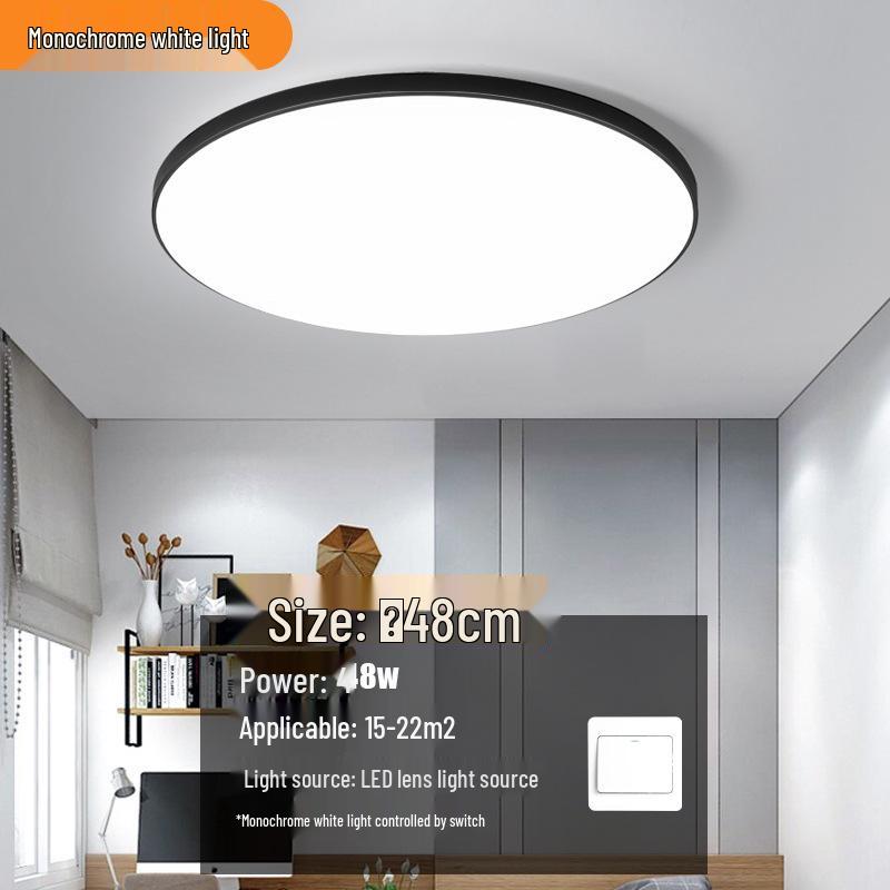 Round Waterproof LED Ceiling Light for Kitchen, Bathroom, Bedroom, Balcony, or Corridor
