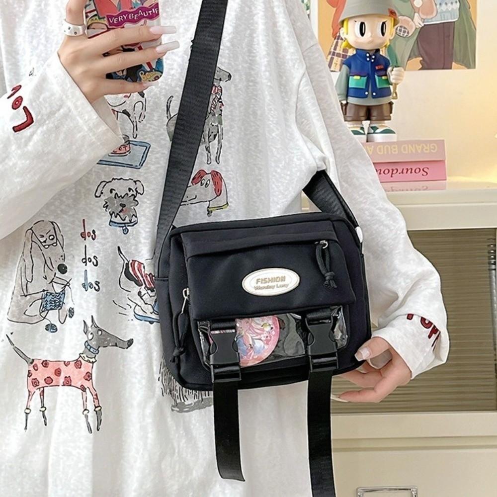 Japanese Transparent Itabag Harajuku Crossbody Bag Fashion JK Shoulder Bag  Travel