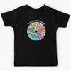 You May Ask Yourself - 80's Music Retro Lyrics Pie Chart Kids T-Shirt
