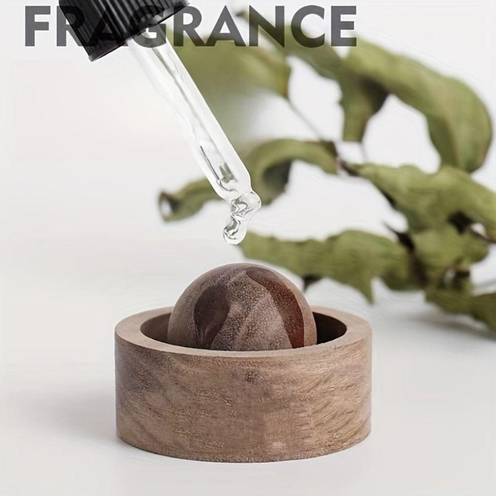 Refillable Wooden Essential Oil Diffusers DIY Fireless Aromatherapy Diffuser  Home Decoration