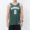Nike Dri-Fit NBA Letter Number Print Sleeveless Basketball Jersey SW Fan Edition 22-23 Season Logo Limited Milwaukee Bucks Damian Lillard 0 DN2012-332