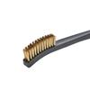 3X Mini Wire Brush Set Messing Nylon Rustfritt Børste Rengjøringsverktøy Rengjøringsmiddel