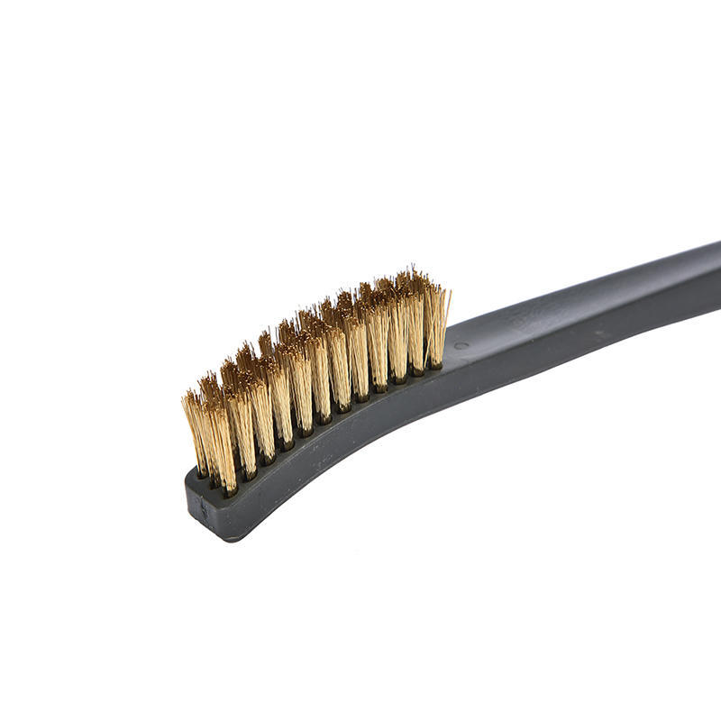 3X Mini Wire Brush Set Messing Nylon Rustfritt Børste Rengjøringsverktøy Rengjøringsmiddel