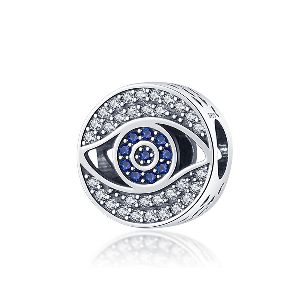 Copper Colors Devil'S Eye Lucky Eye Charms Beads Fit Original Bracelet Diy Fine Jewelry Gift For Women