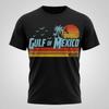Gulf Of Mexico T-Shirt Men Women Vintage Sunset Cotton Tee S-5XL