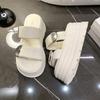 Fashion Fashion Summer Women Sandals Peep-toe Wedge Platform Sneakers Woman 8CM Heels Thick Bottom Sandal New Casual Beach Flip Flops