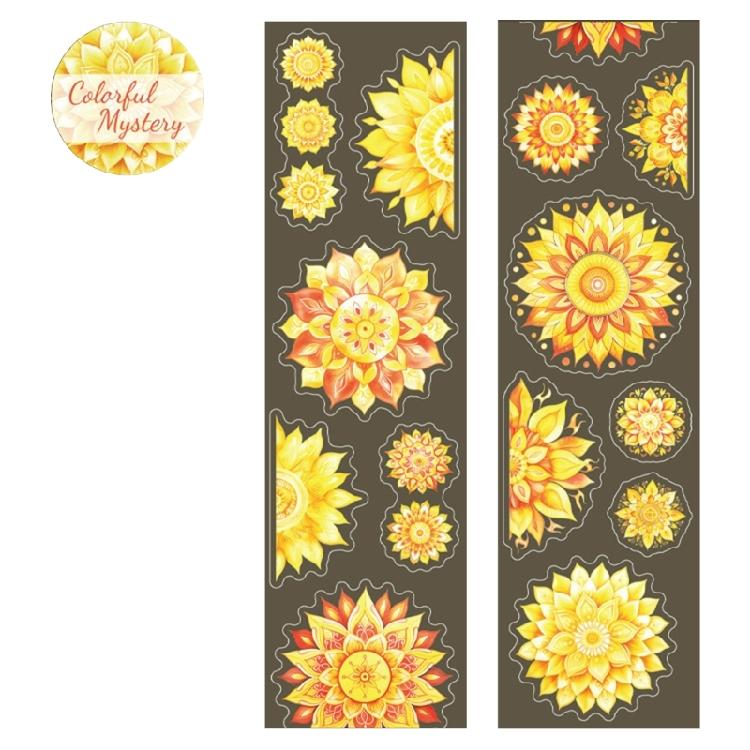 

Journal Decorations Tape Floral Wide PET Tape Flower Decorative PET Tape, Decorative Tape for Journaling Scrapbooking