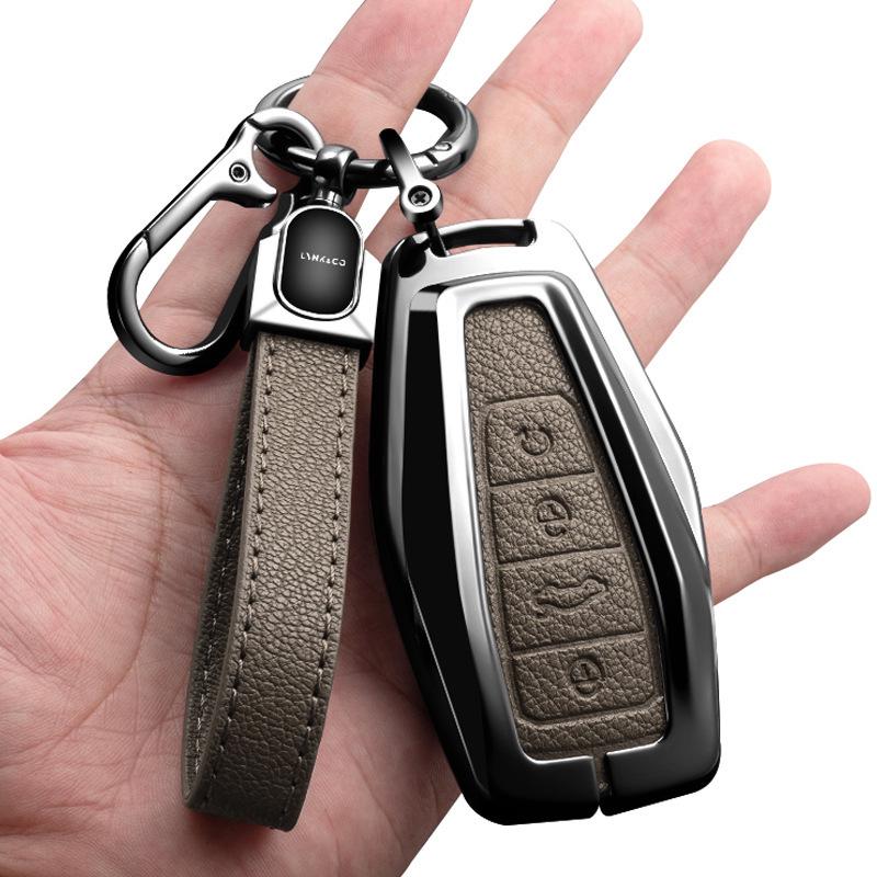 Key Protective Cover for 2024 Lynk & Co 03: High-End Creative Design with Buckle for Men