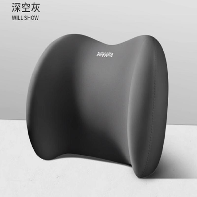 Memory-Schaum Auto Nackenkissen & Lendenkissen Set, Ergonomische Rückenlehnen- & Kopfstützen-Stütze für Fahrkomfort, für die meisten Autos