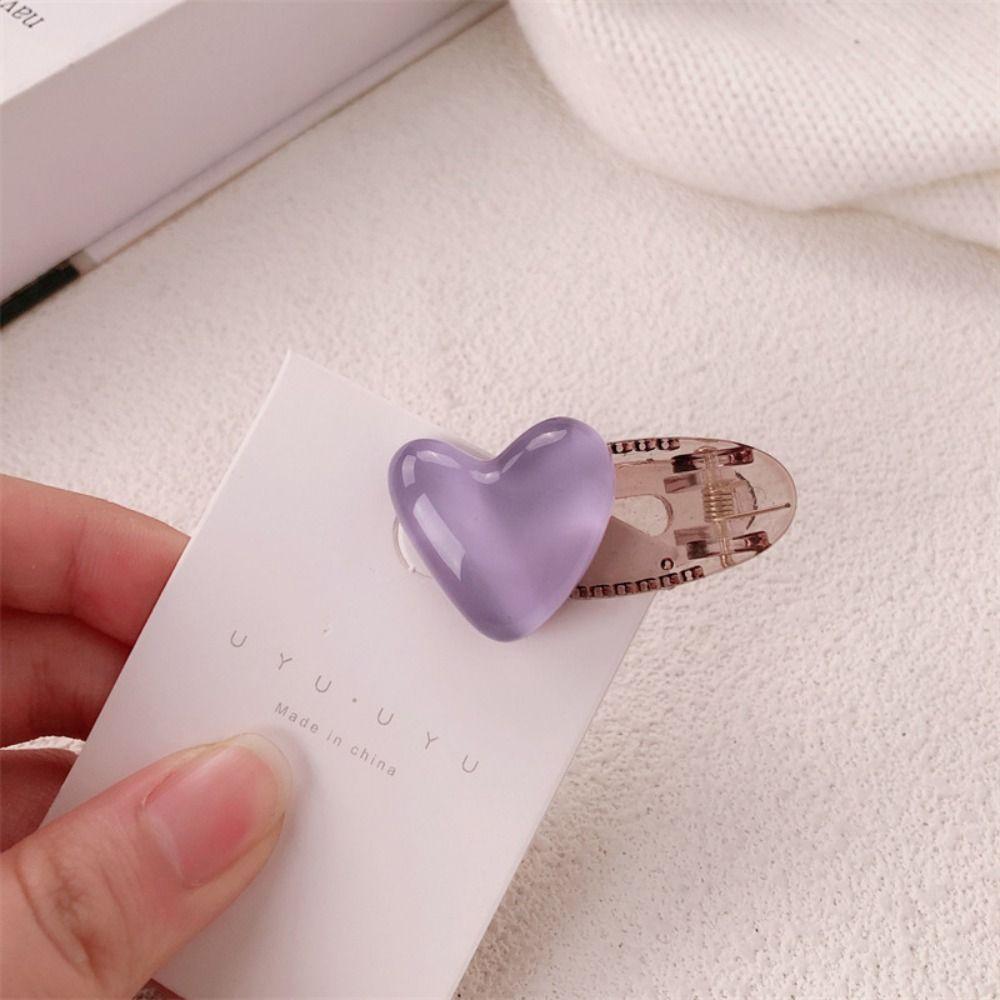 Dopamine Hairpin Heart-shaped Broken Clip Cute Hair Clips