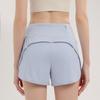Nude-feel Quick-dry Sports Shorts for Women, Loose-fitting, Anti-exposure, High-waisted, for Running, Fitness, Training, and Casual Wear In Summer