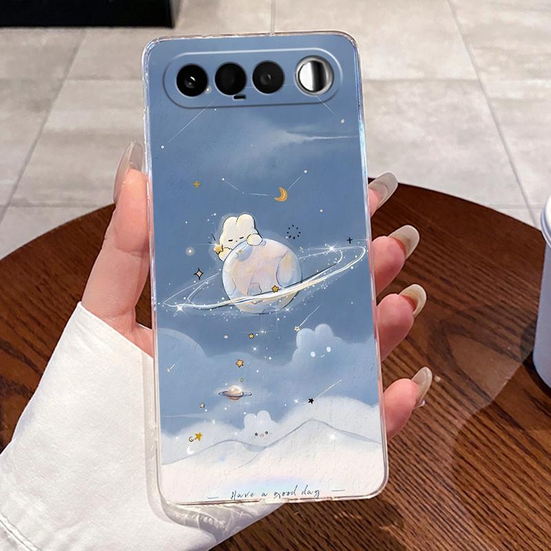 Jelly Casing For Realme 16 5G Coque Capa Clear Silicone Soft TPU Back Cover Cute Cat Rabbit Heart Protective Case Fundas