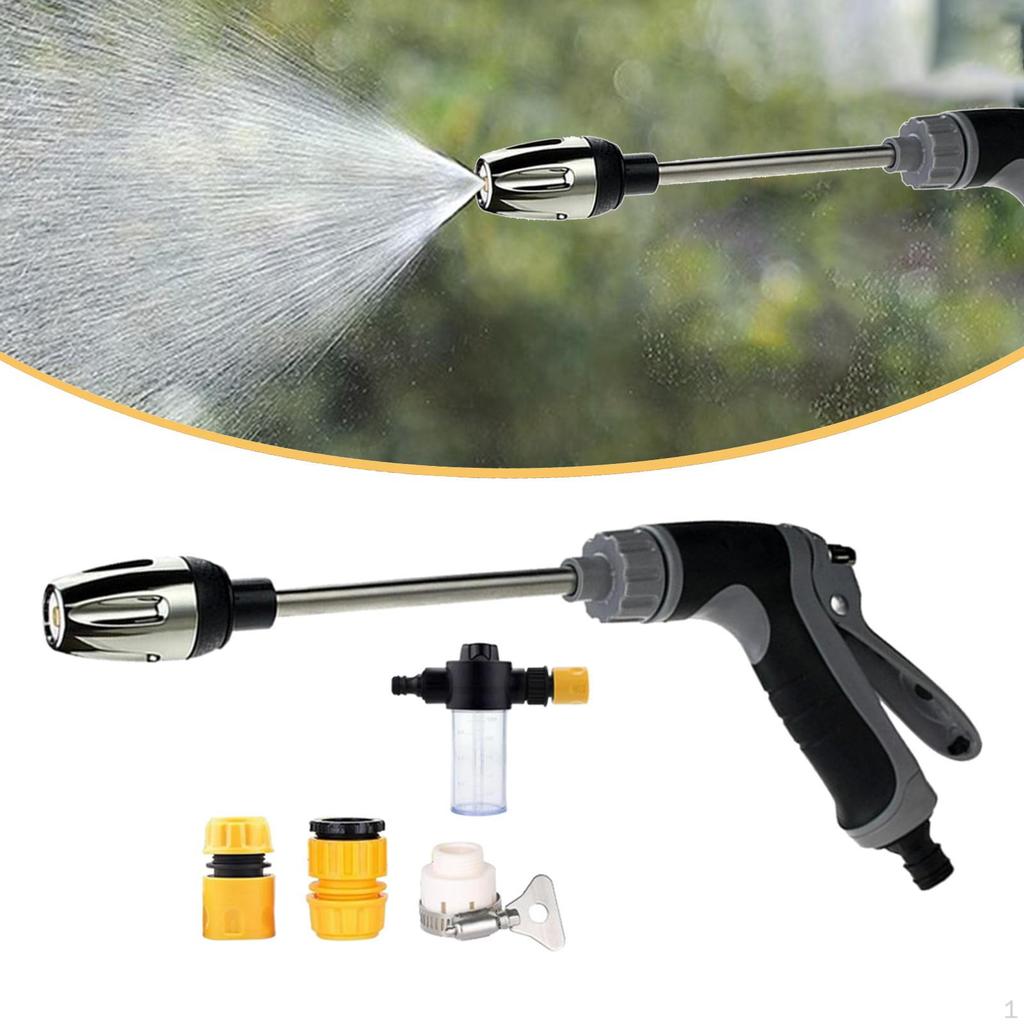 Car Wash Spray Long Rod High Pressure for Washing Plant Watering Outdoor