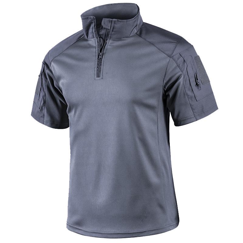 Evropský taktický žabí oblek s krátkým rukávem rychleschnoucí tričko pro vojenské nadšence