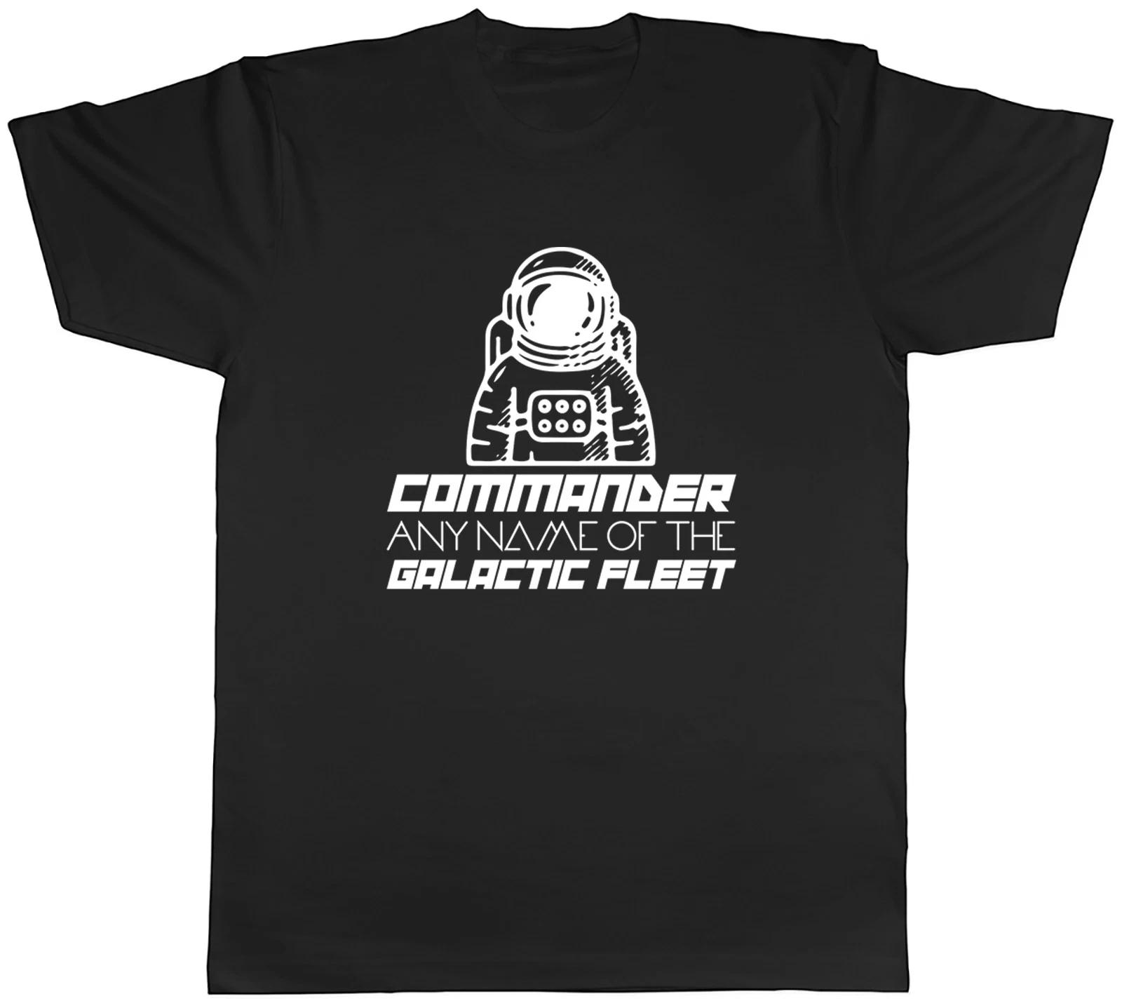 Personalised Commander of the Galactic Fleet Mens T-Shirt Tee Gift Top S
