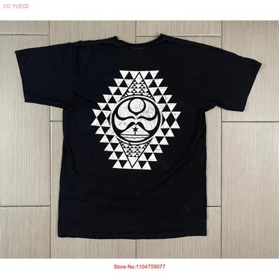 Hawaiian Island Creations HIC Black T Shirt Tribal Logo Size LARGE Surf Hawaii Vintage Washed Graphic Versatile Stretched