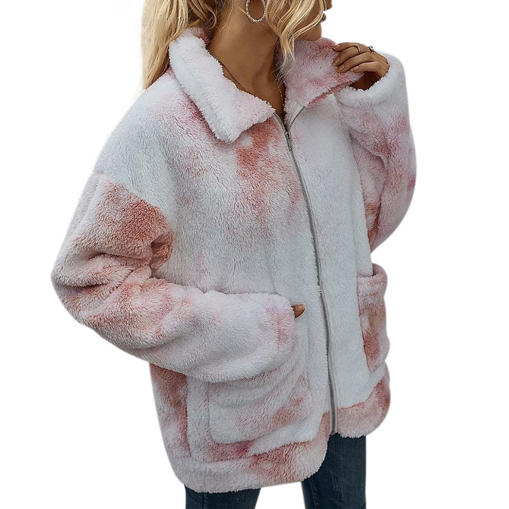 fluffy sweater zip up