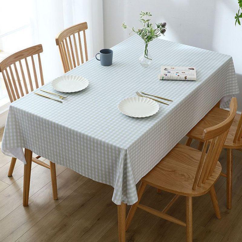 Waterproof & Oil-Proof PVC Tablecloth - Washable Student Rectangular Desk & Dining Table Mat