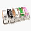 Punk Waist Belly Chain Belt for Women Men for Street Dance Prom Hip Hop Rock Music PU Belt Jean Stunning Buckle