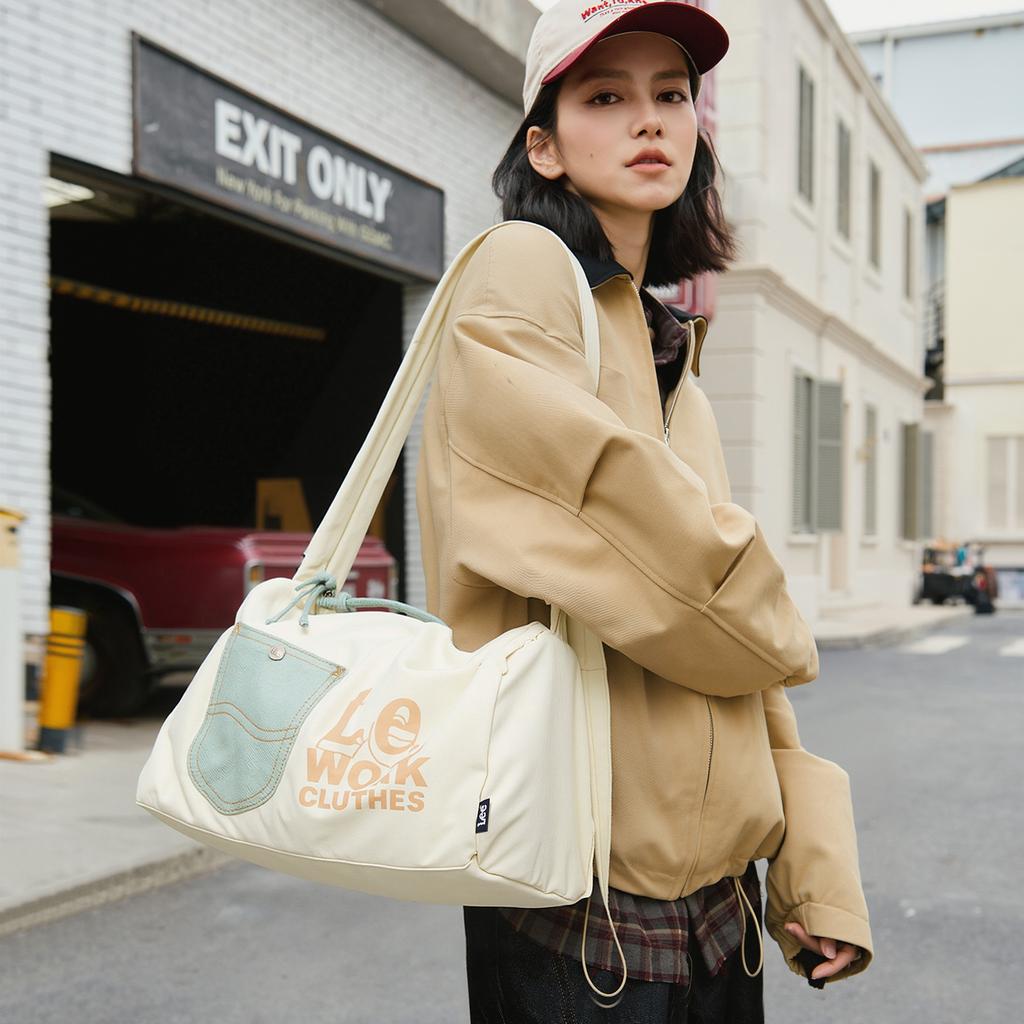 New Lee Fabric Crossbody Bag Regular Unisex Army Green/Black/Sand Stone/Coix Seed LE240130M-1