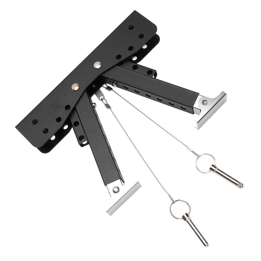 RV Step Stabilizer Kit Adjustable Height 2.8 11.4 Inch Foldable Enhanced Stability for Travel Trailer Fifth Wheel